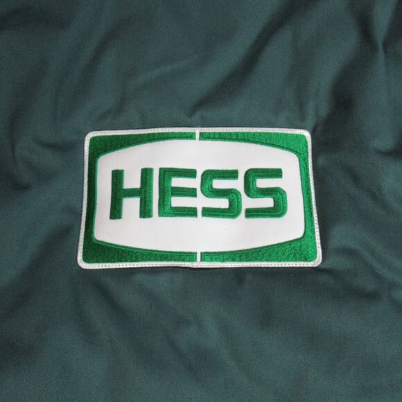 Hess Jacket Mens Size Medium Green Gas Station Heavy Duty Winter Coat Streetwear - Picture 5 of 10